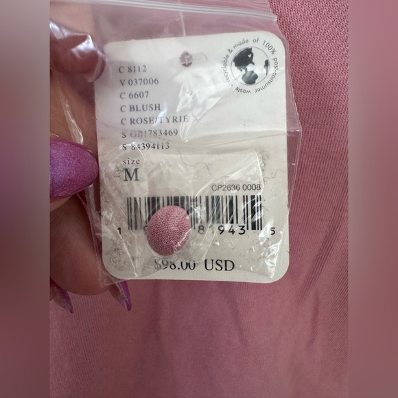 NWT Free People Kathy Tee ~ Rose Blush ~ Medium ~ NEW! - Picture 9 of 13